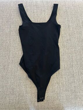 Abercrombie & Fitch Black Square Neck Bodysuit